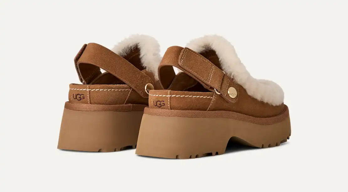 Esmee clog in chestnut
