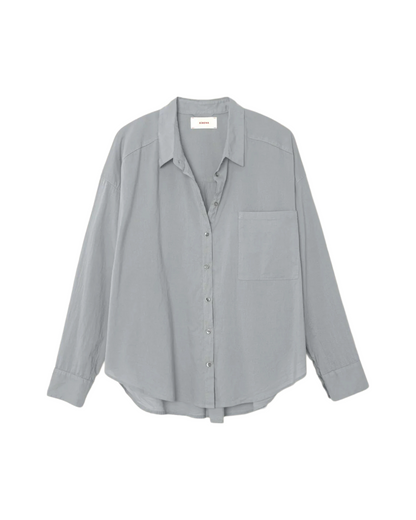 White Jordy Shirt - stone grey