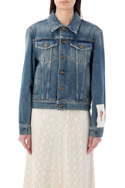 Detailed denim jacket
