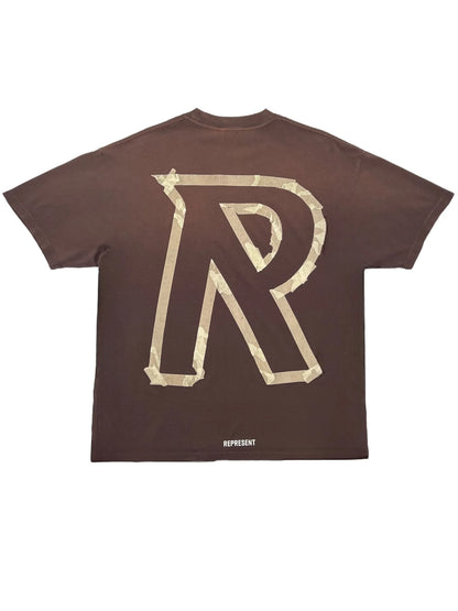 MASKING TAPE INITIAL T-SHIRT CEDAR