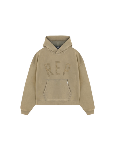 Rep Applique Hoodie Fawn