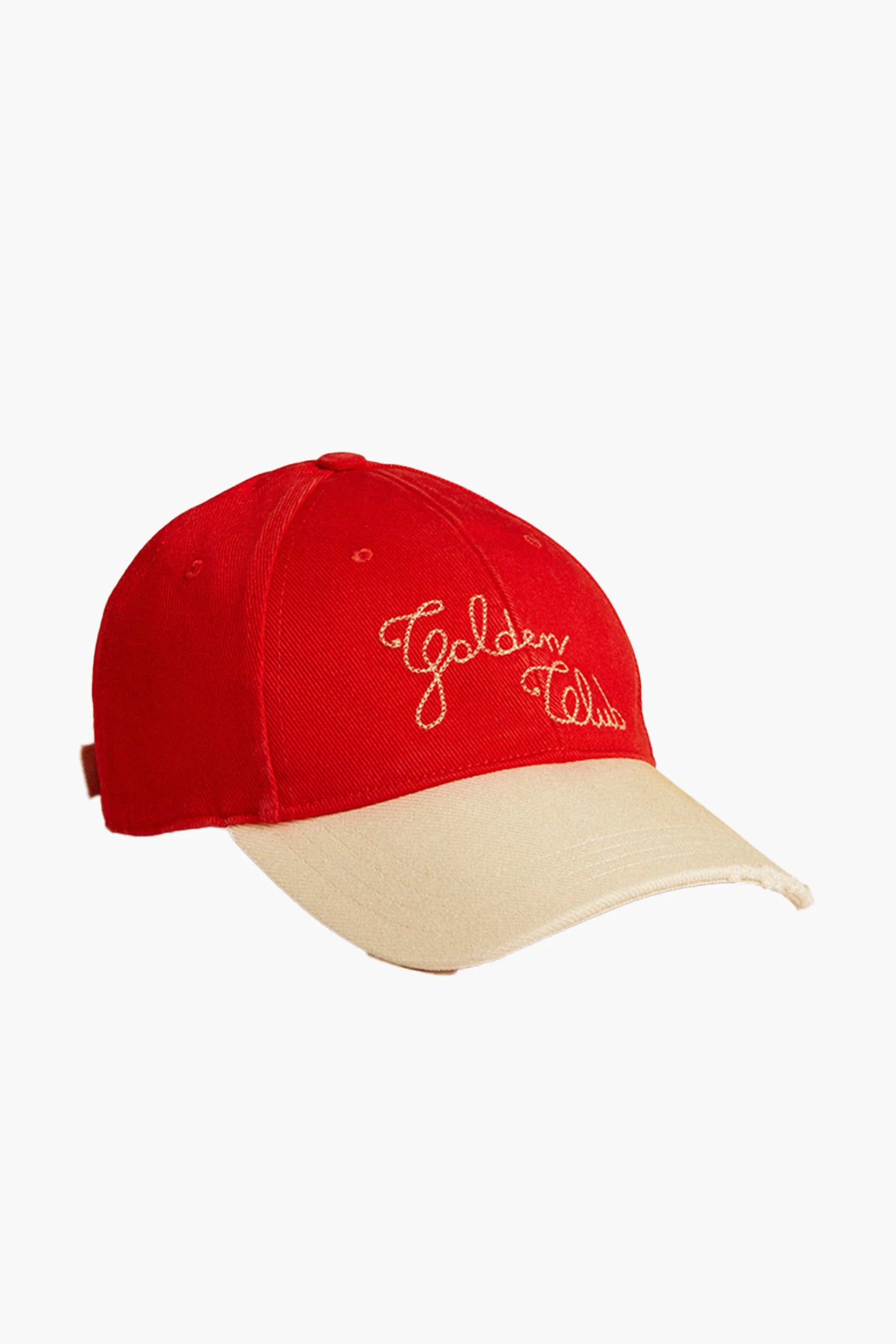 Red logo embroidered