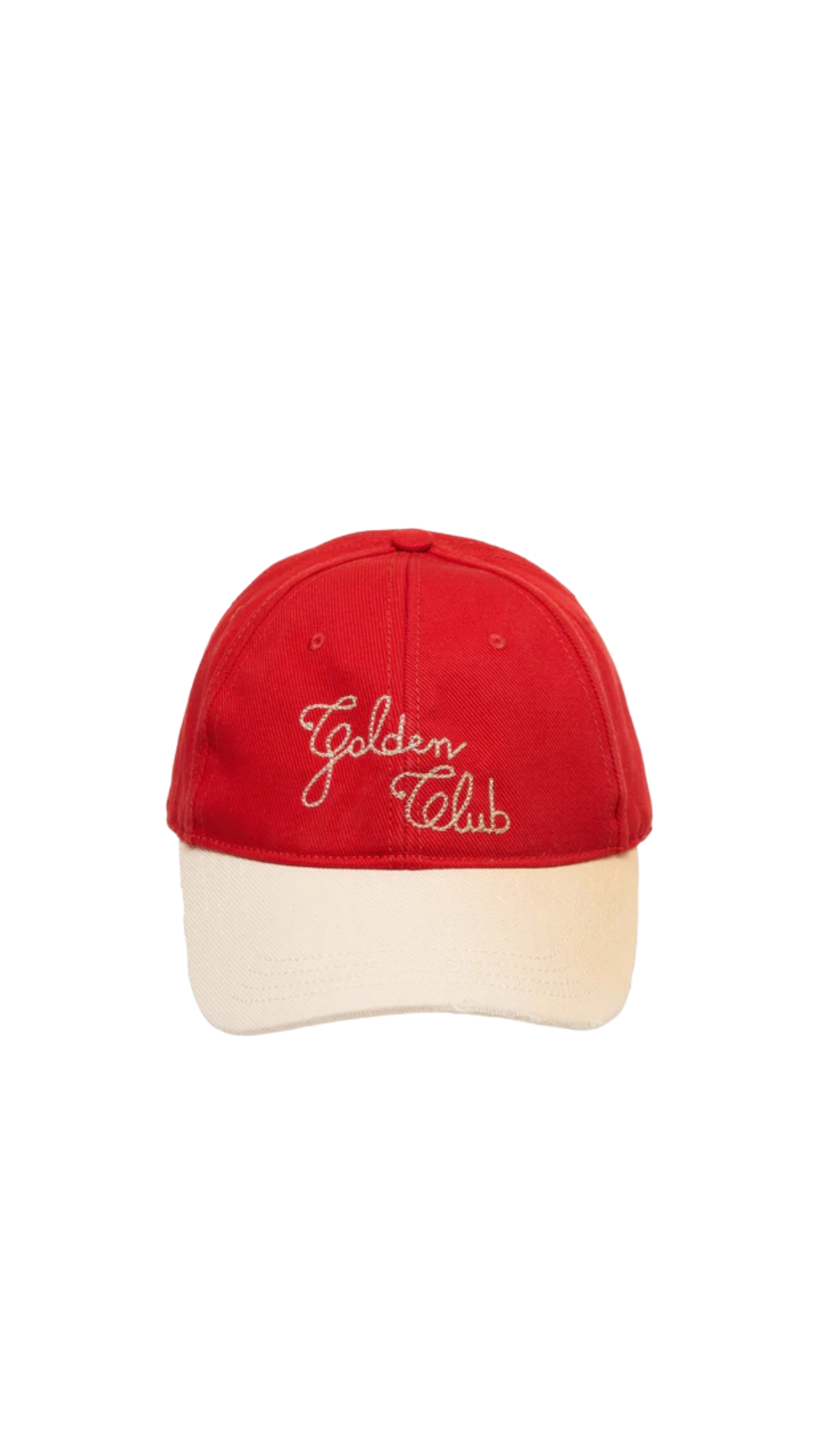 Red logo embroidered