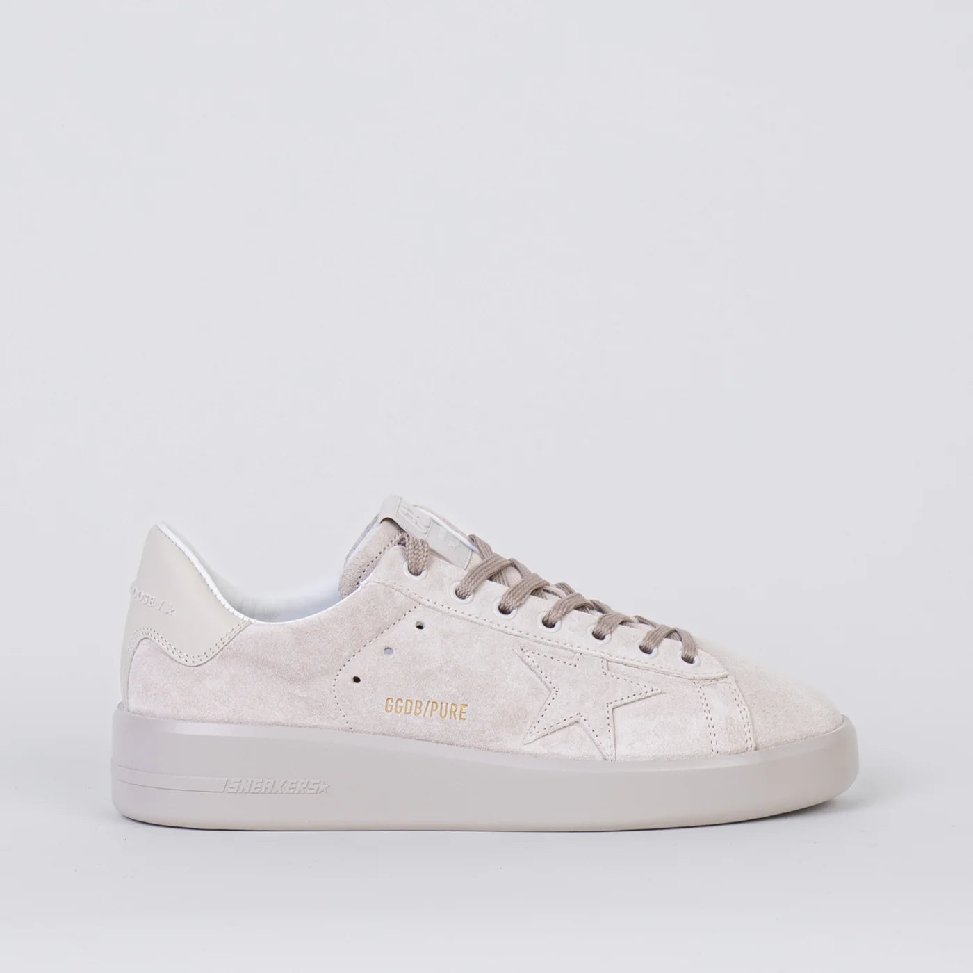 Grey pure star suede