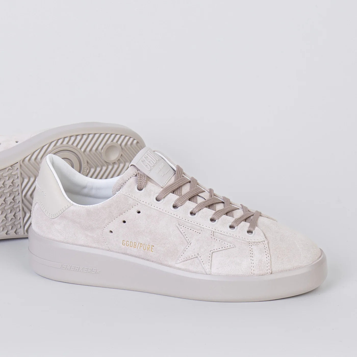 Grey pure star suede