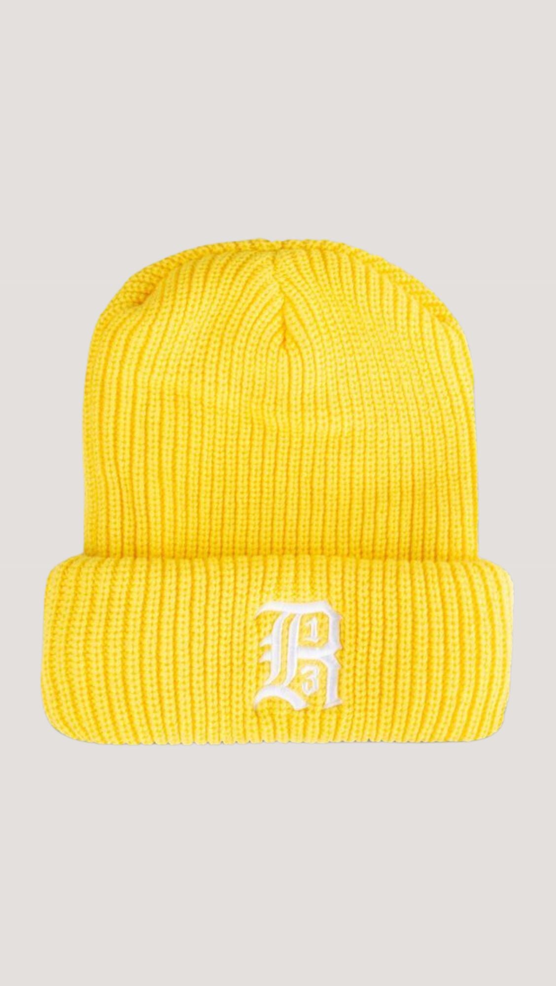 Yellow beanie