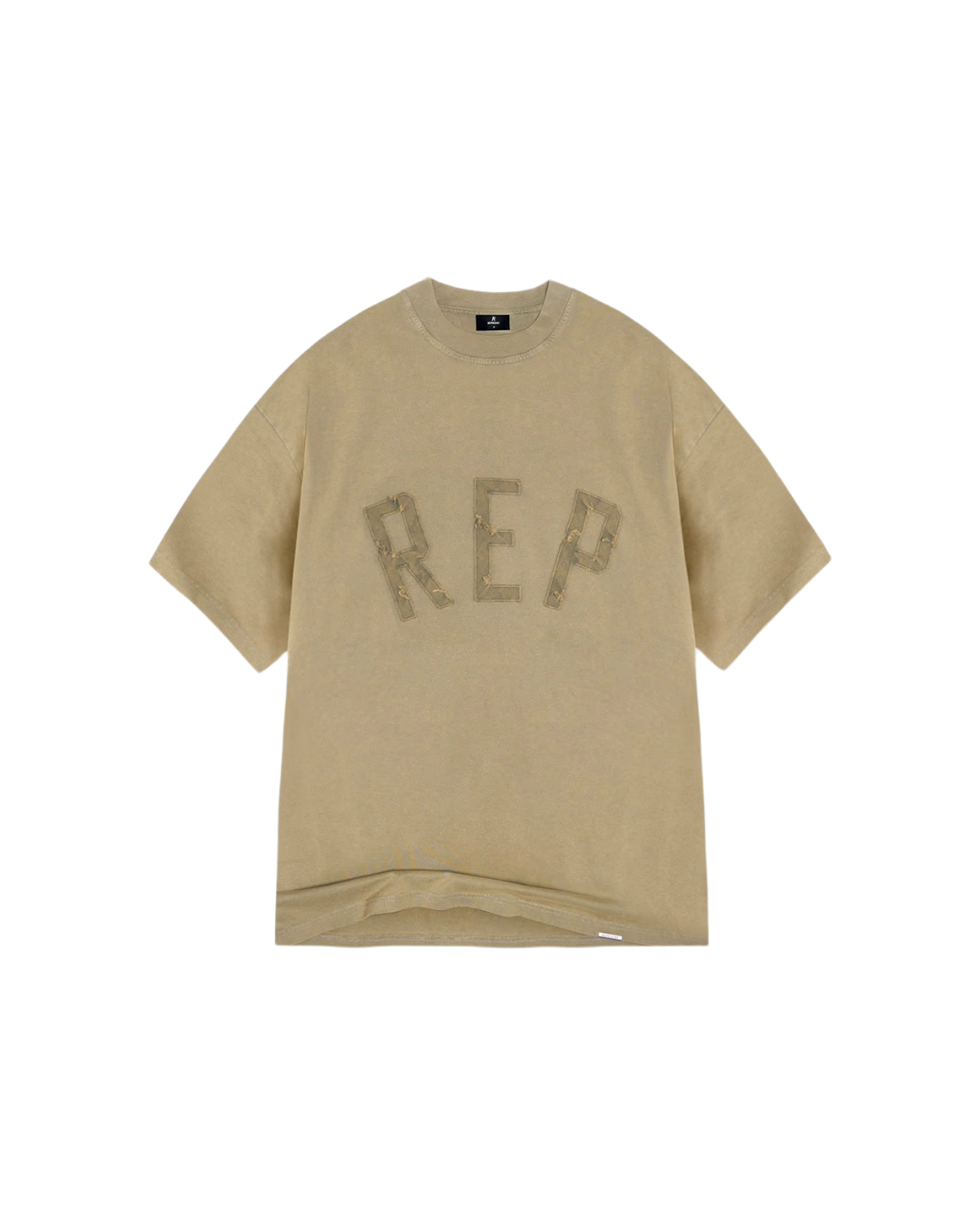 Rep applique t- shirt fawn