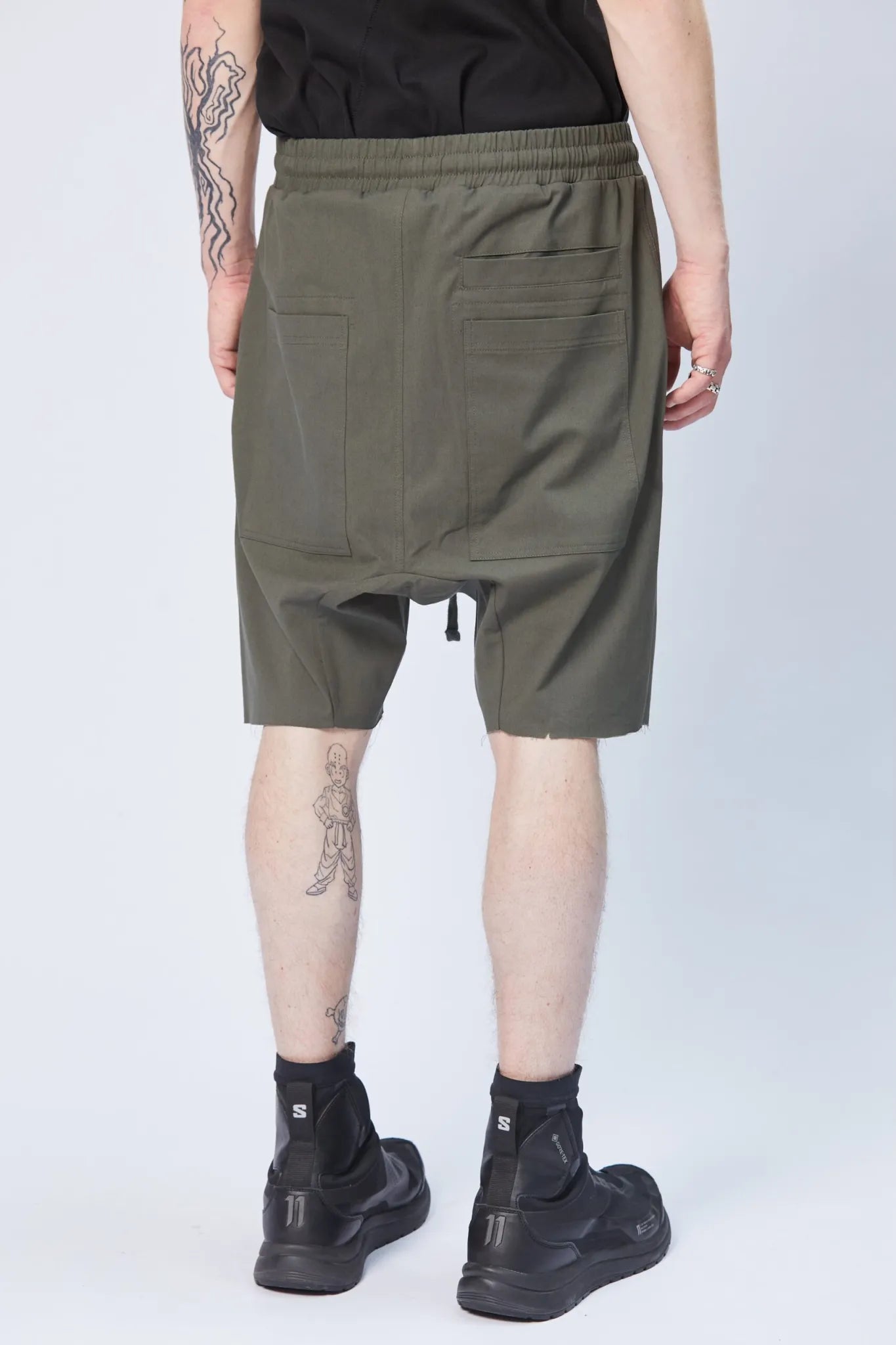 One pocket short - green