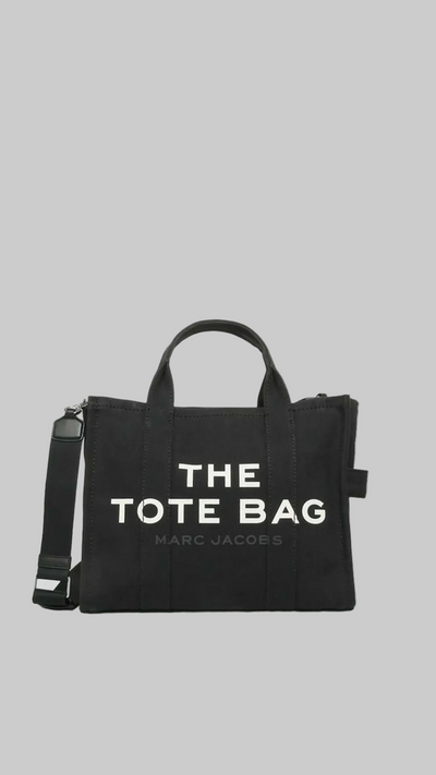 Black tote bag