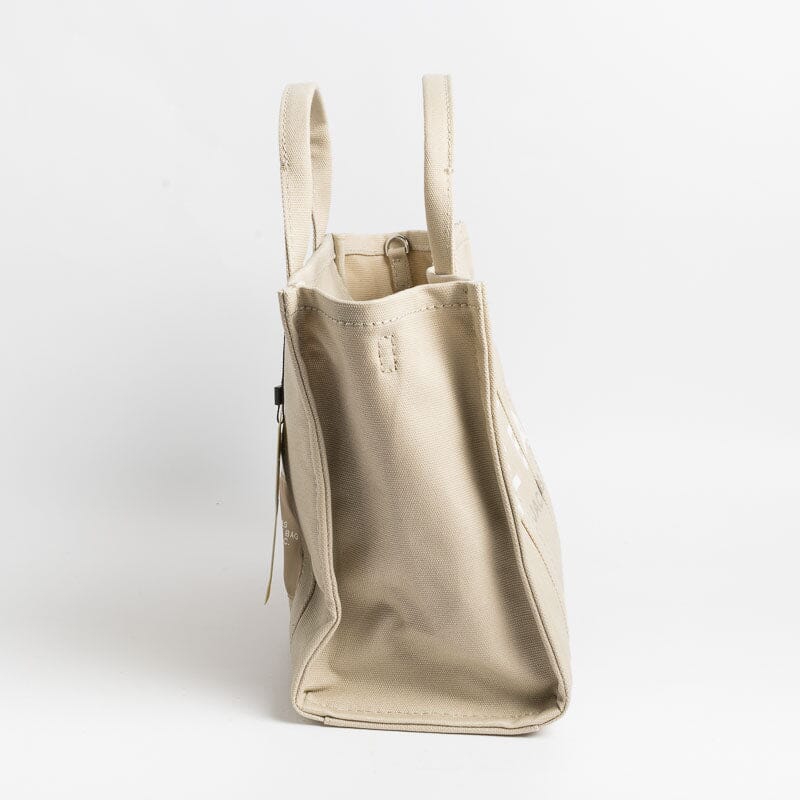Beige tote bag