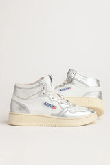 MID SNEAKERS - SILVER