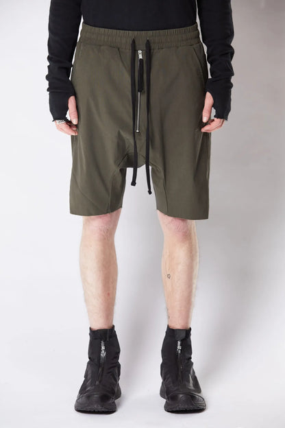 Zipper shorts - green