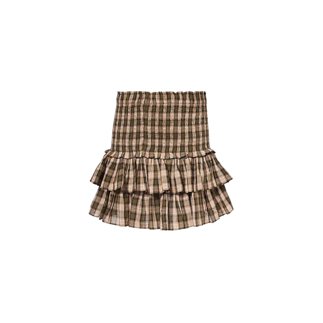 Naomi Khaki Ochre Skirt