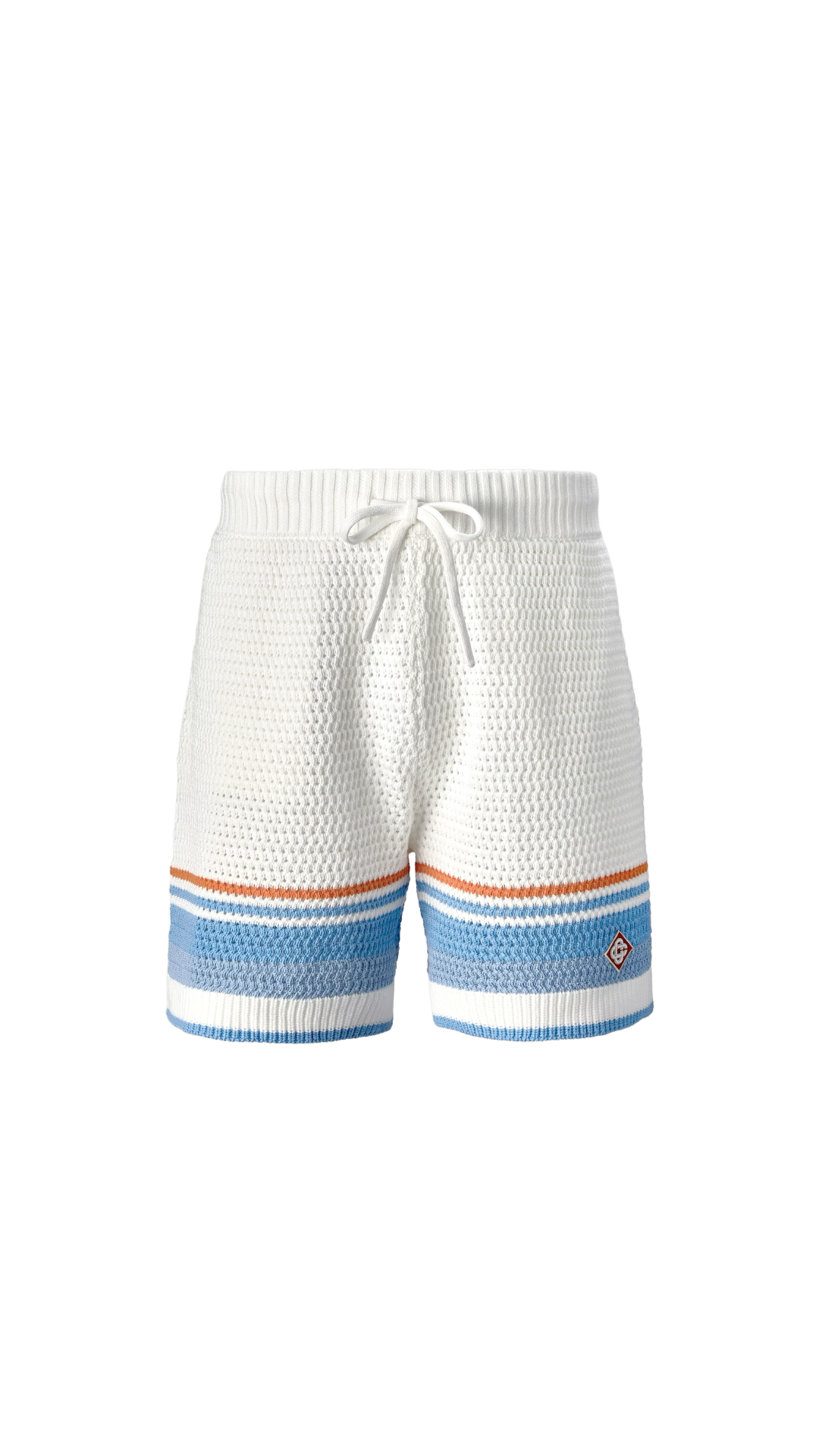 Cotton tennis crochet shorts