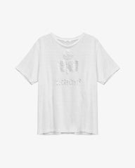 Zewel t-shirt white silver