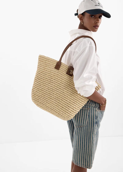 Lou raffia bag