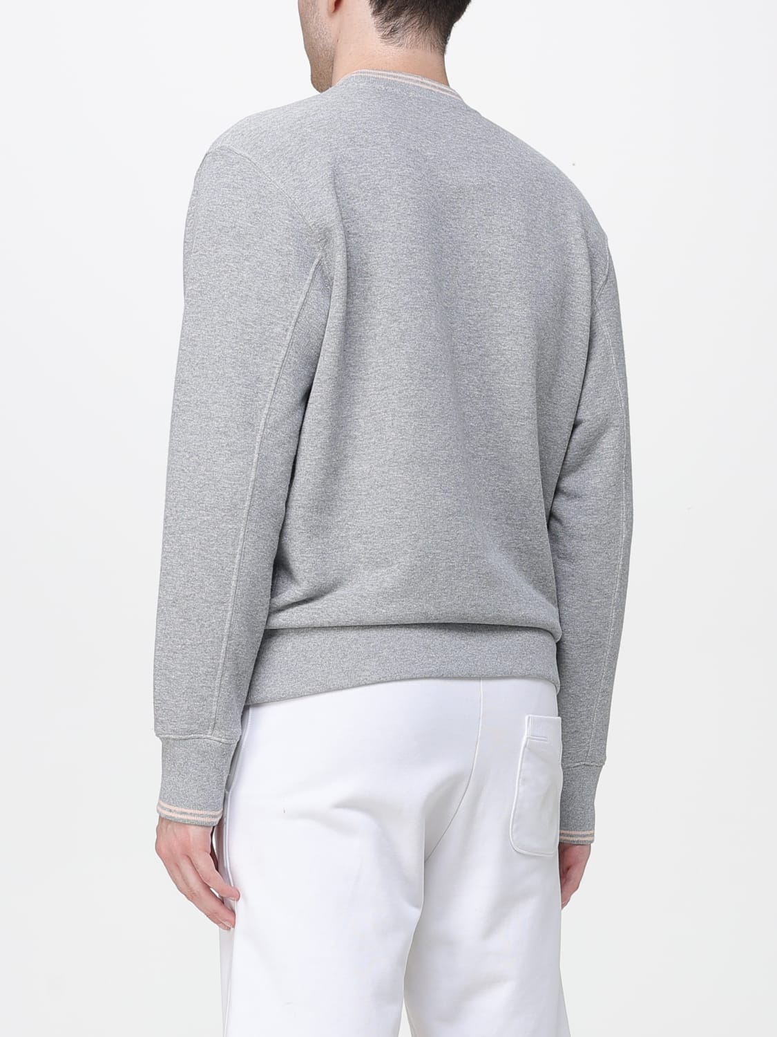 College check sweatshirt man