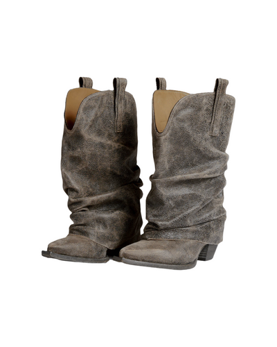 Low Rider Cowboy Boot- Black