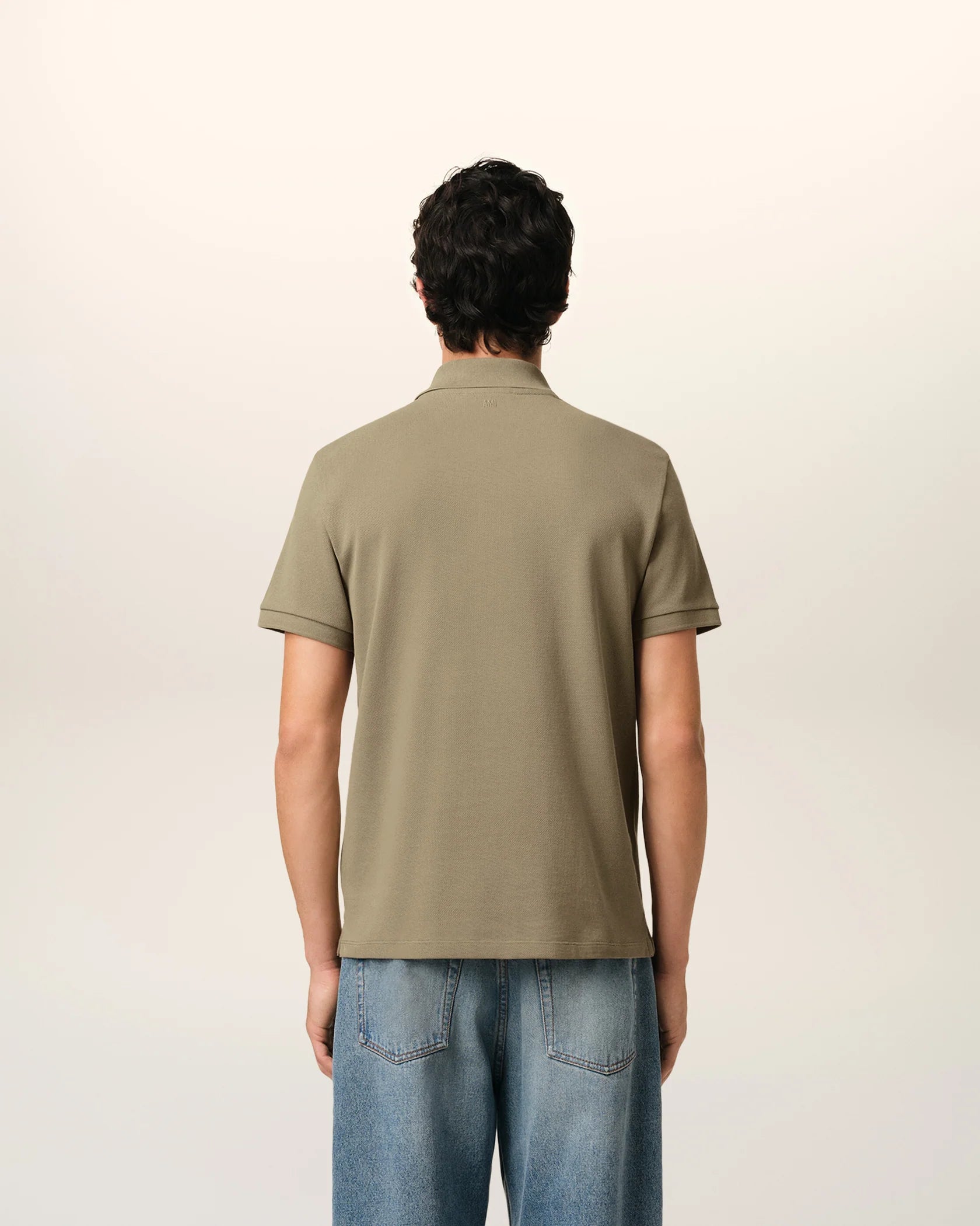 Green cotton Ami de coeur polo shirt
