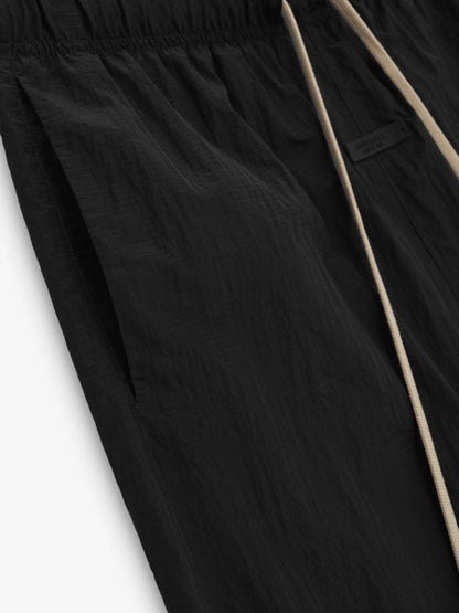 Ripstop track pants - black