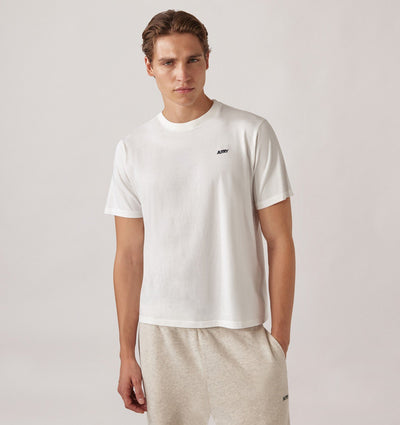 Embroidered logo tee