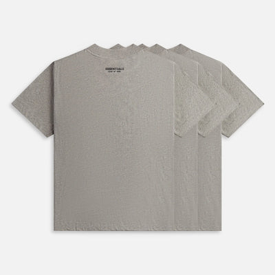 3 Pack Essential Tee heather grey Shortsleeves