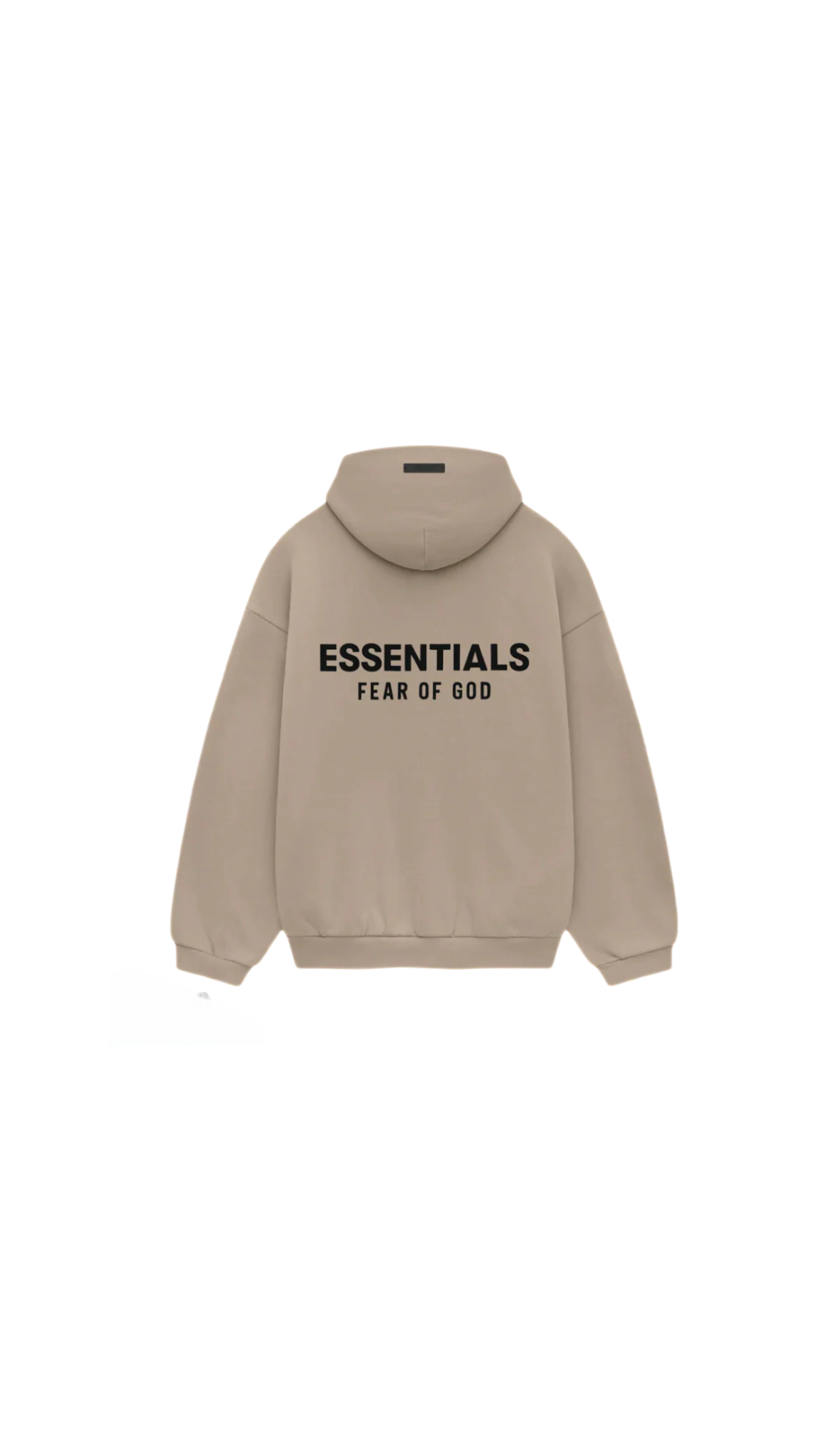 Fleece hoodie - desert sand