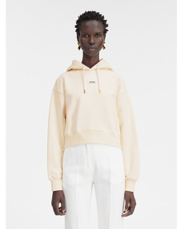 Le hoodie gros grain - beige