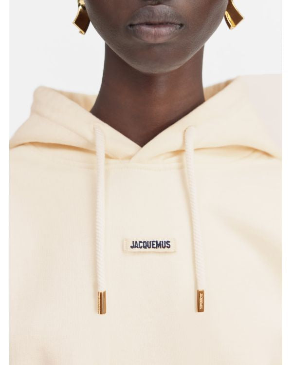 Le hoodie gros grain - beige