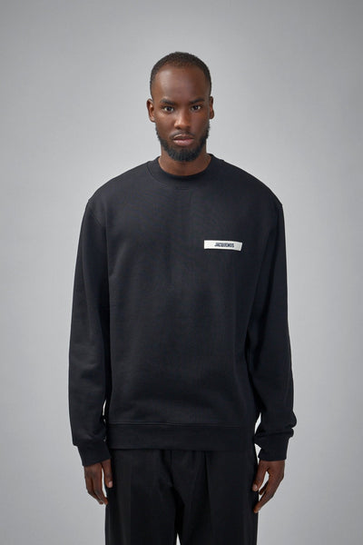 Le sweatshirt gros grain - black