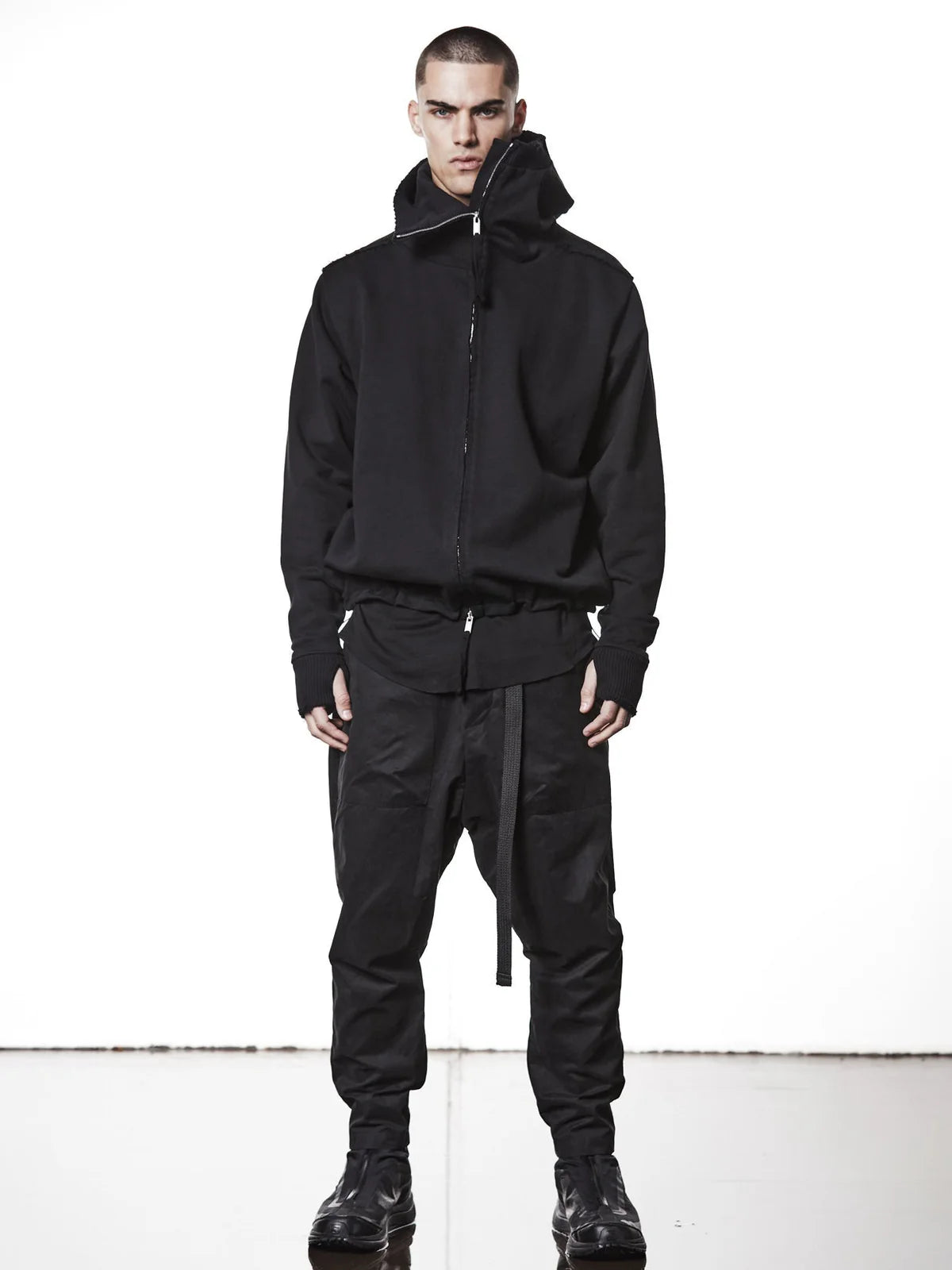 Hooded zip jacket - msj690