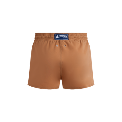 Men Stretch Short Swim Shorts Solid moka