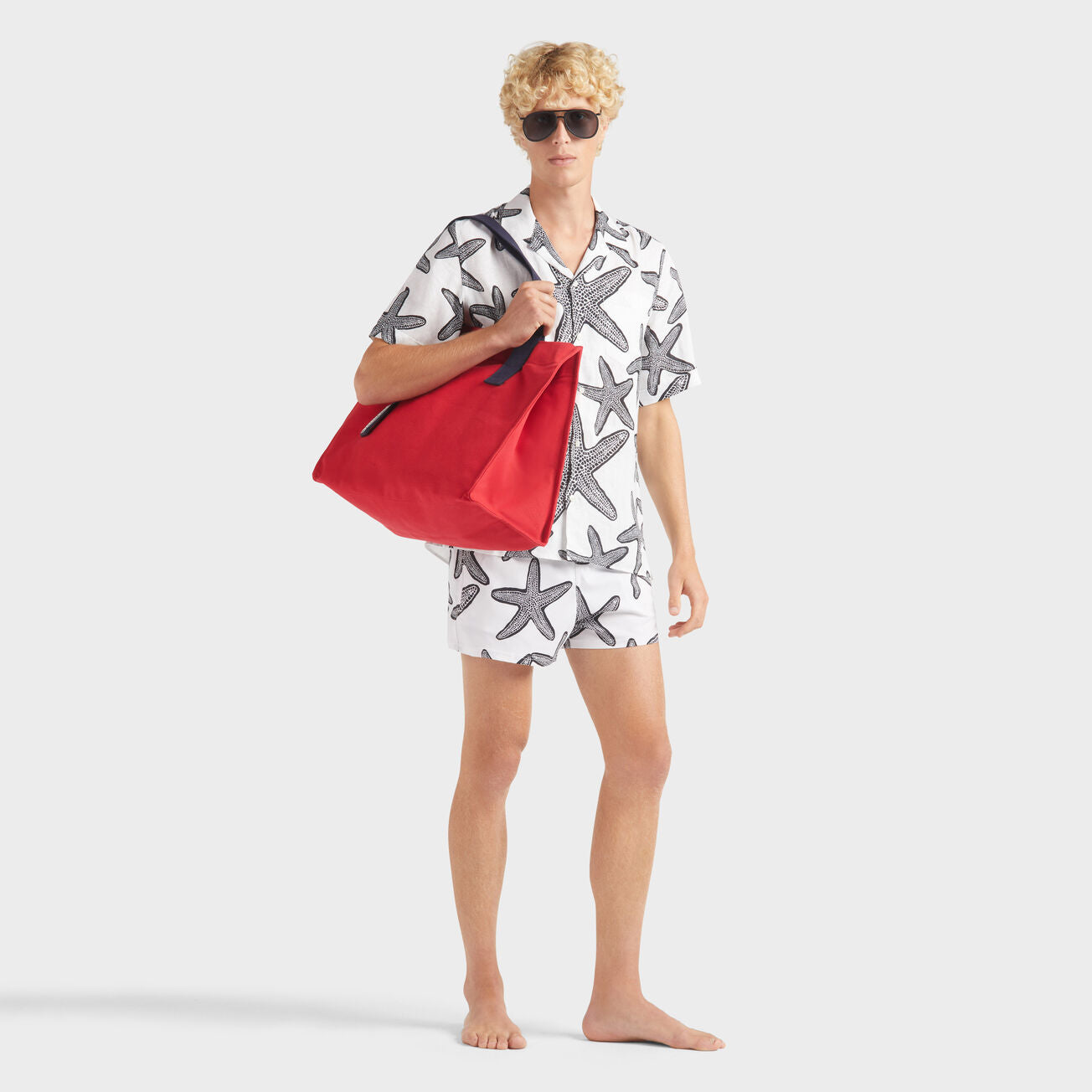 Men Linen Bowling Shirt starlettes