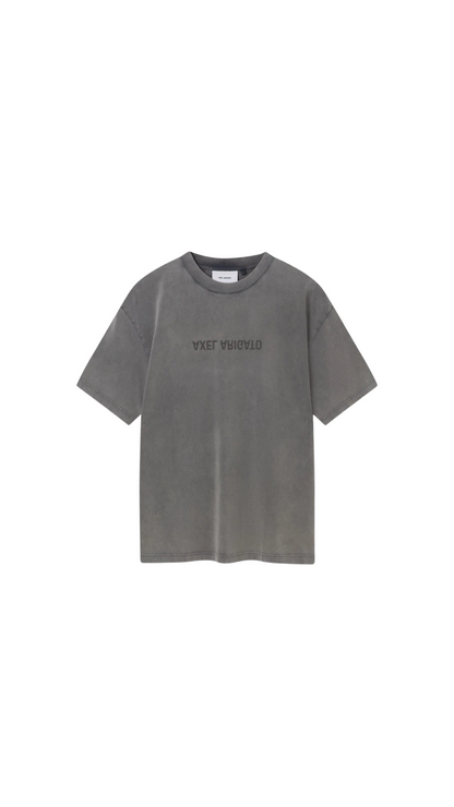 Distort washed steel grey t-shirt