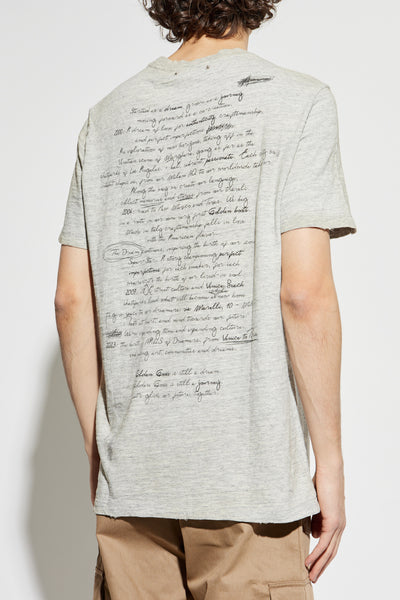 Grey T-shirt with logo
