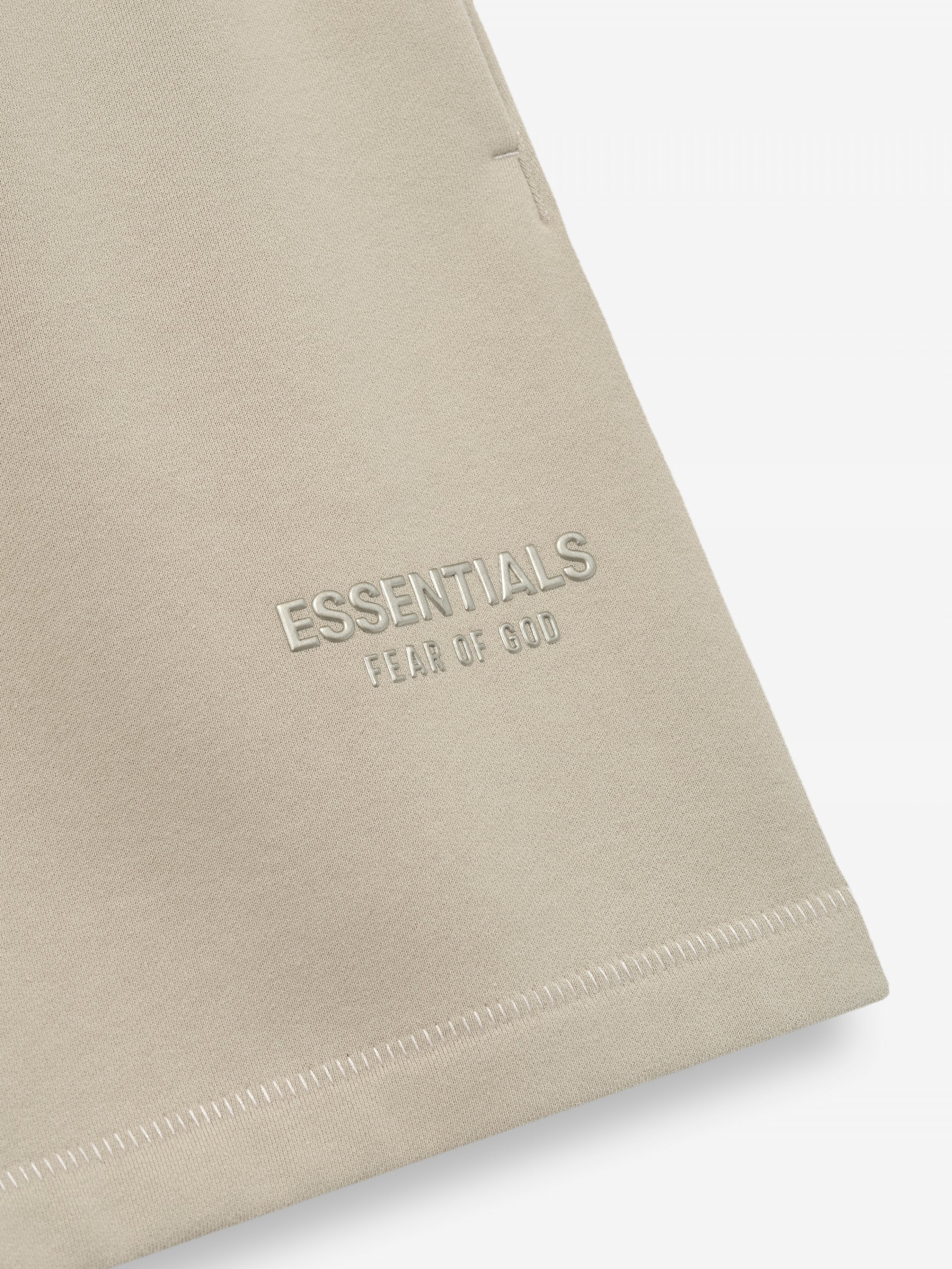 Soccer fleece short - timber