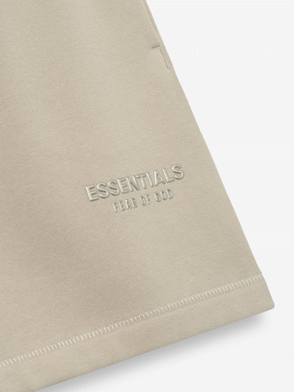 Soccer fleece short - timber