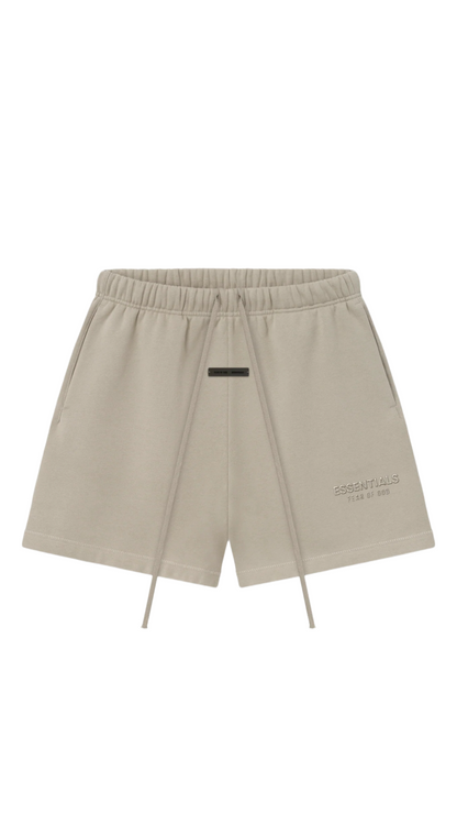 Soccer fleece short - timber