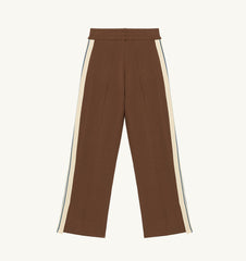 JOGGERS IN BROWN VISCOSE PAPW