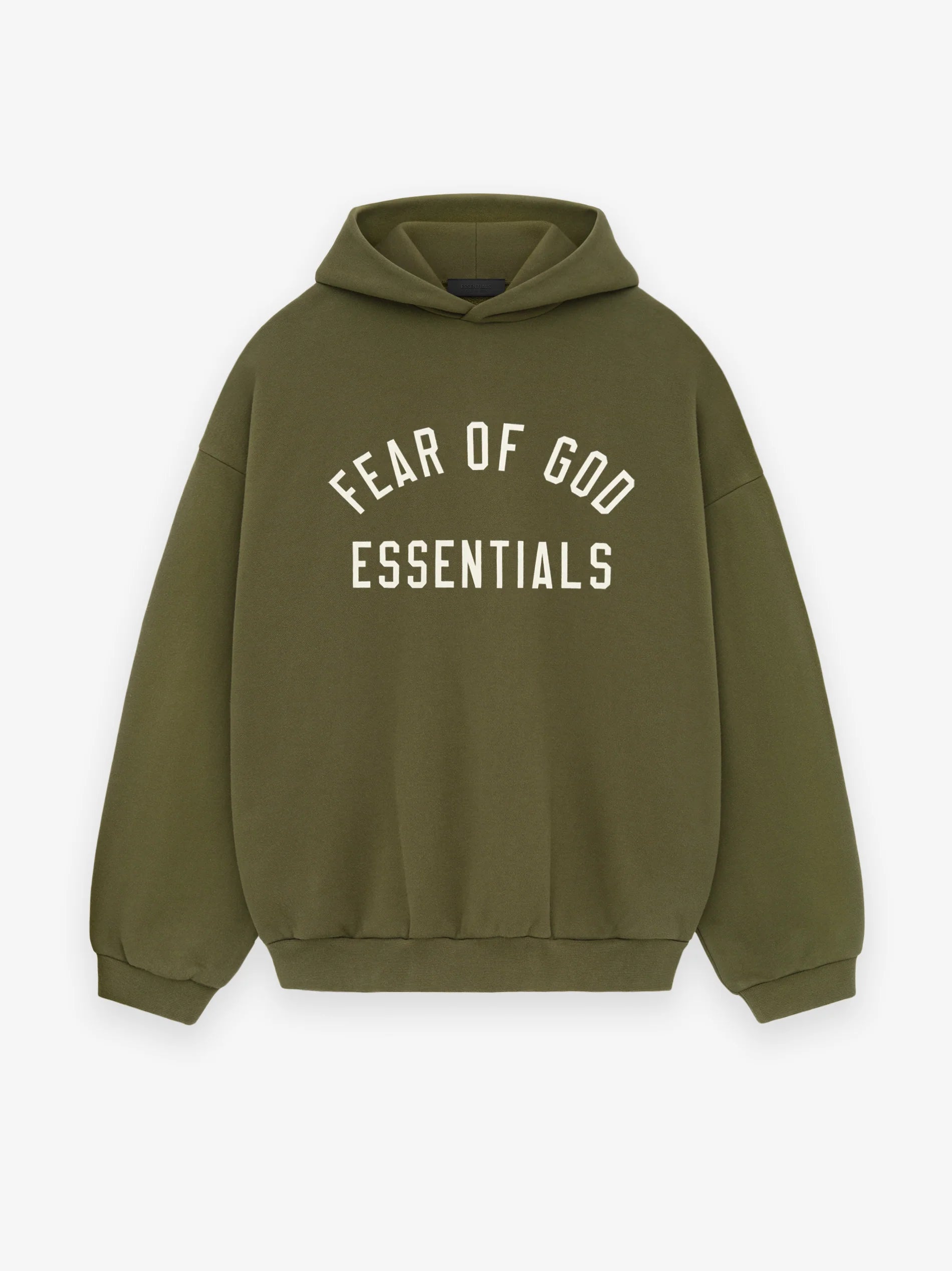 Fleece hoodie - military