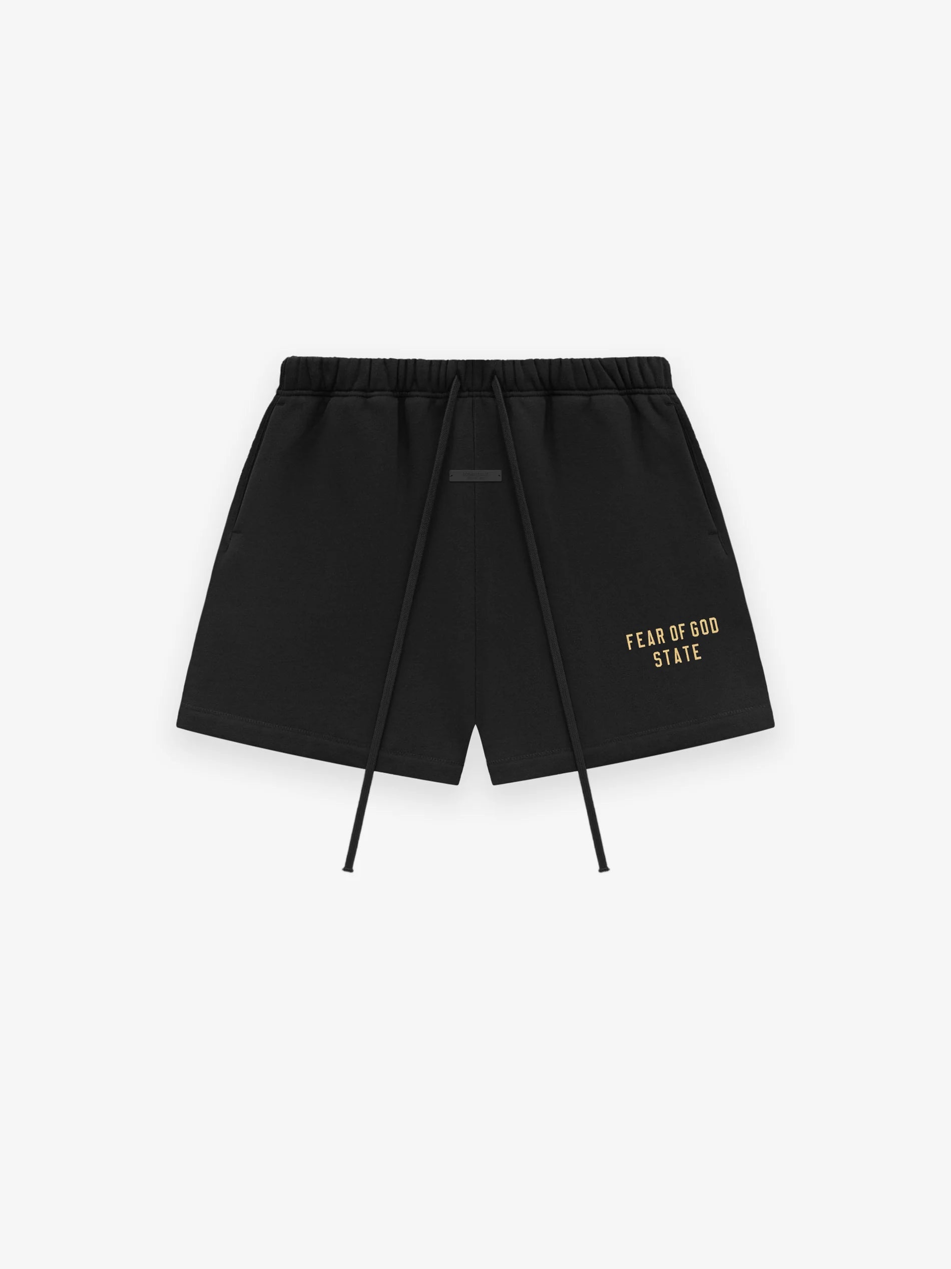 Fleece soccer short - black