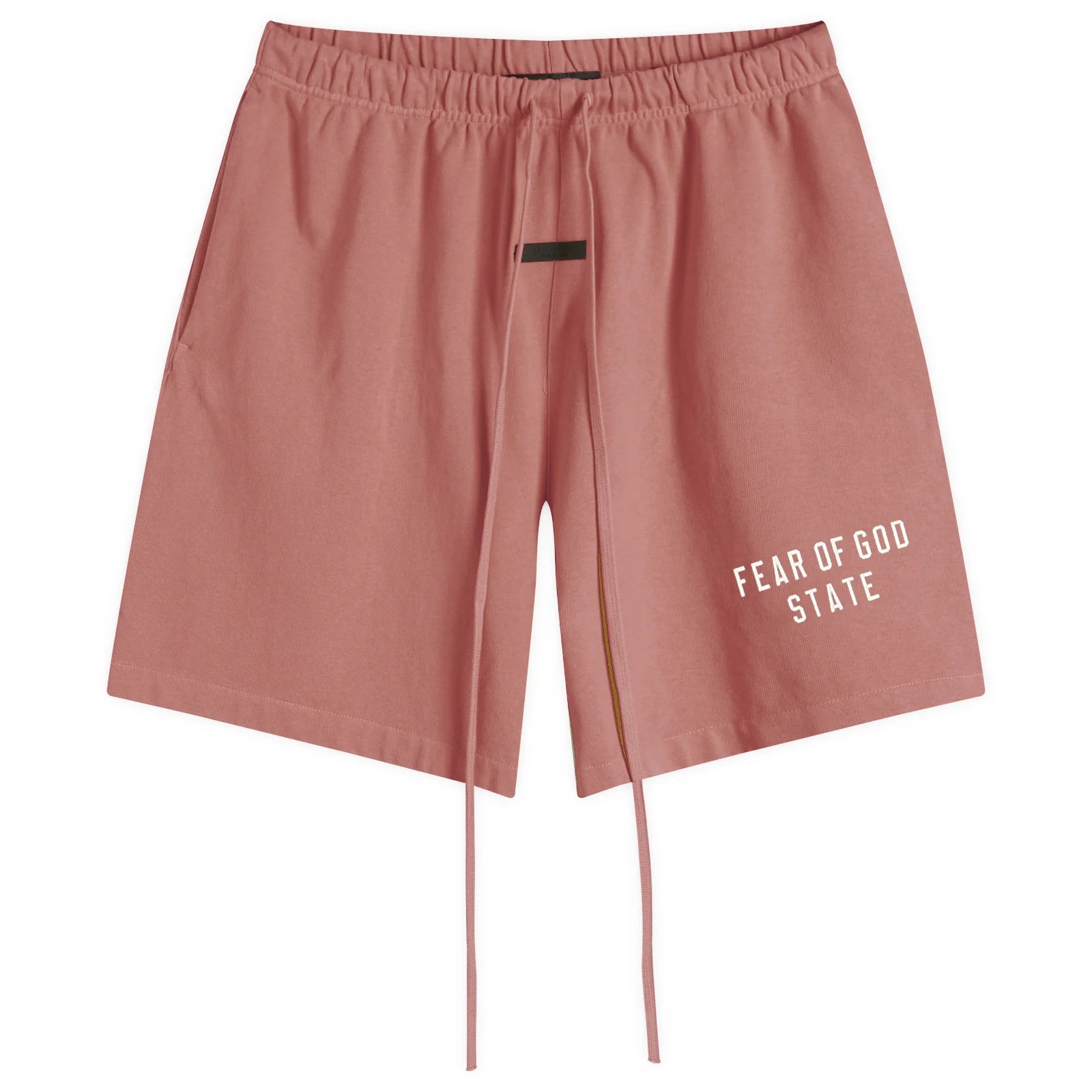 Heavy jersey soccer short - crimson