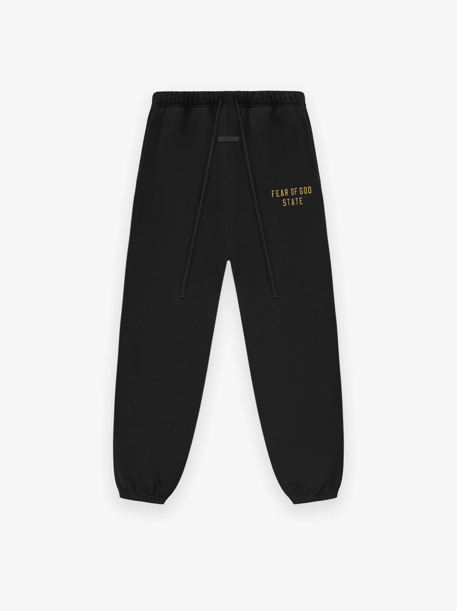 Fleece sweatpant - black