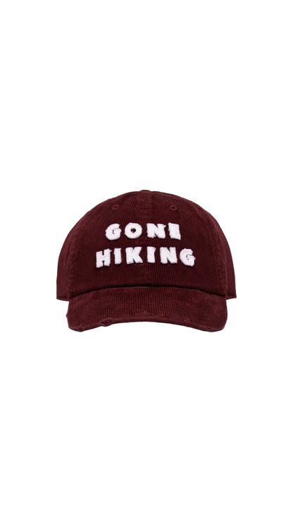 “Gone hiking” baseball cap