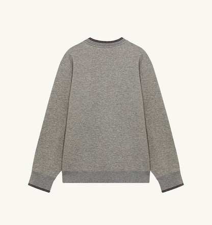 College check sweatshirt