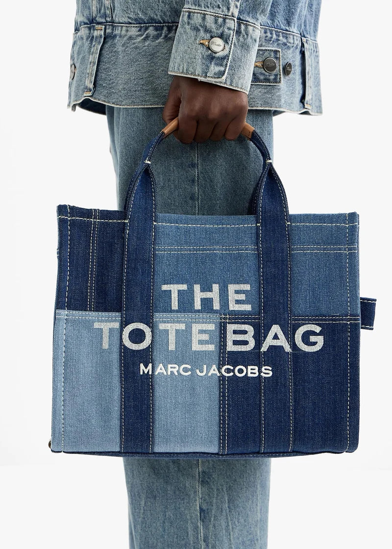 The denim medium tote bag