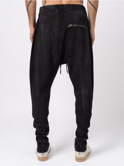 Black Knitted Pantalone