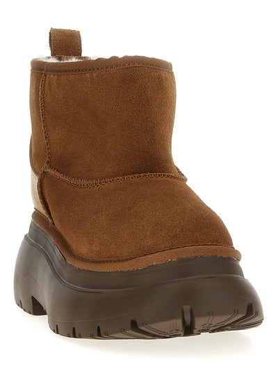Platform Suede Ankle Boots