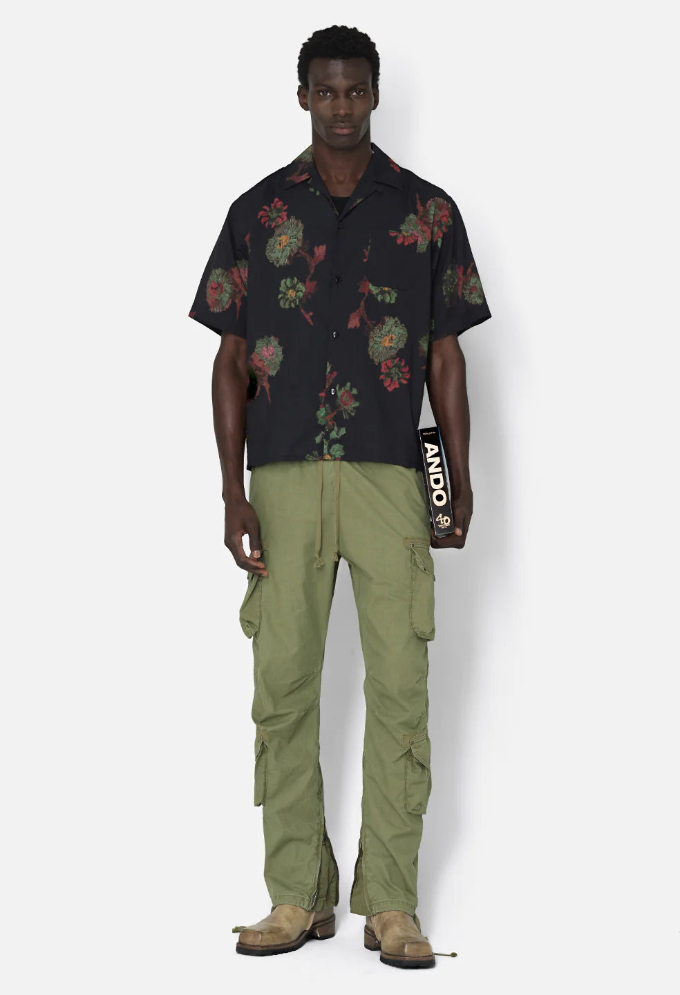 Deck cargo pants - olive