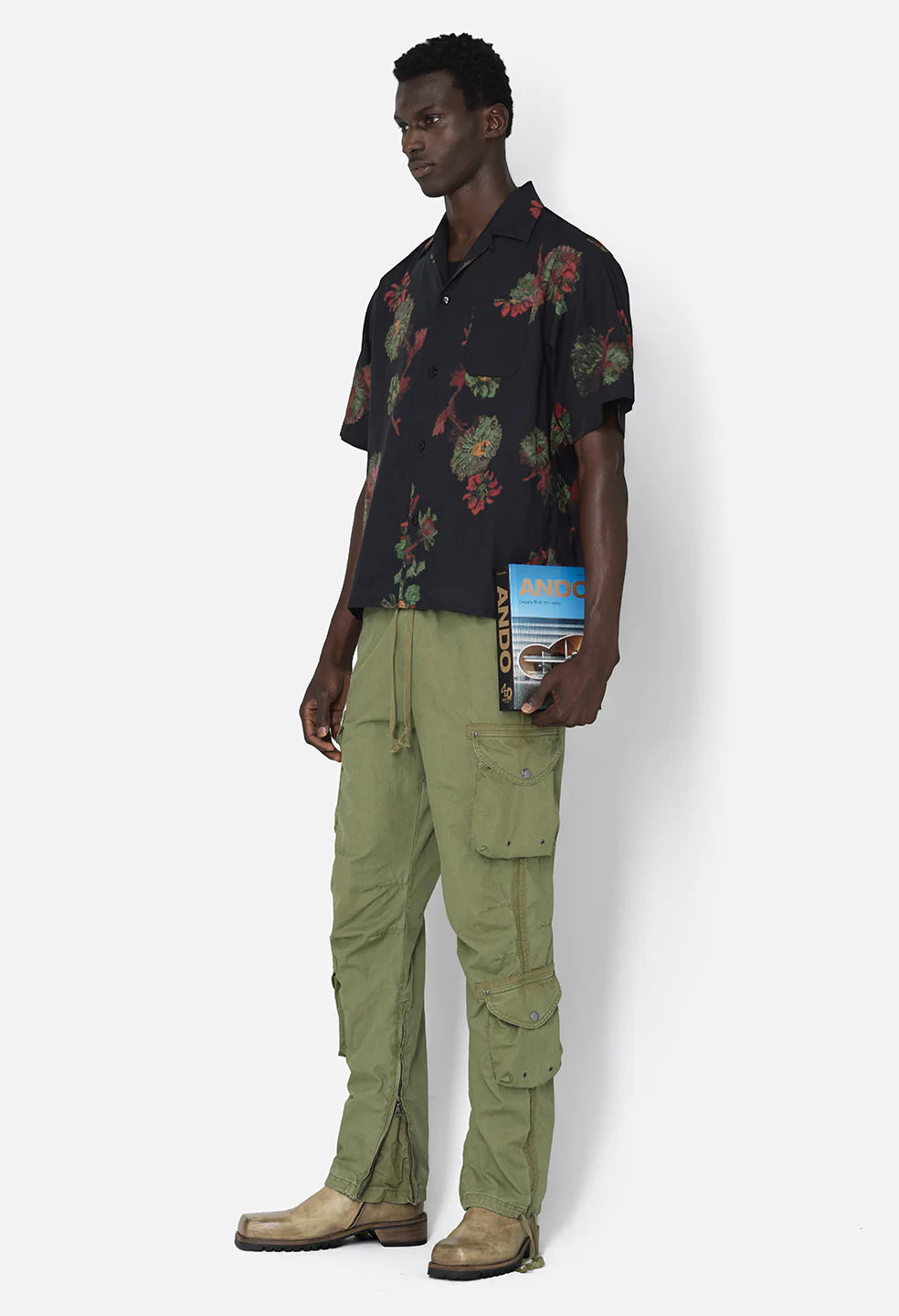 Deck cargo pants - olive